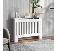 HOMCOM Cubre Radiador Cubierta de Radiador para Radiador Diseño Moderno MDF 112x19x81cm