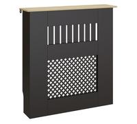 HOMCOM Cubre Radiadores Cubreradiador Diseño Moderno 78x19x81 cm Negro