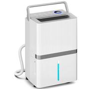 HOMCOM Deshumidificador 35L/Día para 40-90 ㎡ Depósito 5,5 Litros Blanco