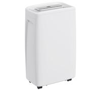 HomCom Deshumidificador eléctrico 12 L/día – depósito 1,5 L, silencioso, 4 modos, blanco