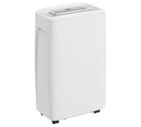 HomCom Deshumidificador eléctrico 12 L/día – depósito 1,5 L, silencioso, 4 modos, blanco