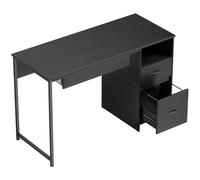 HOMCOM Escritorio Oficina Mesa de Ordenador Ahorraespacio, 120x52.3 cm, Negro Aosom España