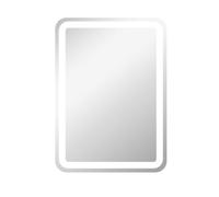 HOMCOM Espejo de Baño con Luces LED 50x70 cm Antivaho Horizontal/Vertical