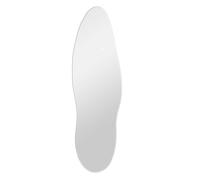 Homcom espejo de cuerpo entero con luces led 120x40 cm espejo de pared sin marco irregular con iluminación de 3 colores función de memoria y táctil inteligente transparente