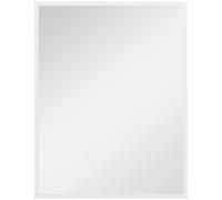 HOMCOM Espejo de Pared, 70x90 cm, Espejo de Baño Rectangular, Decorativo para Salón, Entrada, Pasillo, Horizontal o Vertical, Blanco