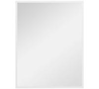 HOMCOM Espejo de Pared Decorativo 70x90 cm Espejo Rectangular Blanco 70x2x90 cm