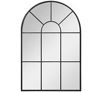 HOMCOM Espejo Decorativo de Pared Tipo Ventana 60x91 cm Negro