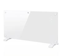 HOMCOM Estufa Eléctrica 2000W Termoconvector Eléctrico de Pared y Suelo, Compatible con Alexa y Google Home, Blanco
