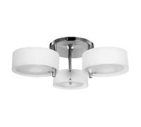HOMCOM Lámpara de Techo Moderna Lámpara Colgante E27 Pantalla Blanco | Gota, Iluminación de Techo, Pantalla de Acrílico, para Salón Dormitorio Comedor Cocina