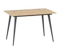 HOMCOM Mesa de Comedor Extensible, Mesa Extensible para 6-8 Personas, Mesa de Cocina con Patas de Acero Sólido Aosom España
