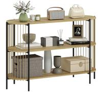 HOMCOM Mesa de Consola Consola Recibidor 124x43,5x80 cm Natural