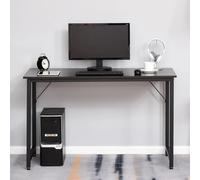 HomCom Escritorio Mobiliario simple para hogar y oficina con pies ajustables 120x60x73cm carga 70kg