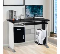 HomCom Mesa de ordenador PC Escritorio 100x52x75 cm Mobiliario de madera