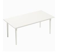 HOMCOM Mesa para 8 Personas de Cocina Moderna con Patas de Madera Maciza 180 cm Crema Aosom España