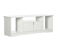 HOMCOM Mueble de TV hasta 42" con Armario 3 Compartimentos Abiertos 120x30x41cm