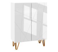 HOMCOM Mueble Zapatero para 15-20 Pares de Zapatos 72x31,5x95 cm Blanco
