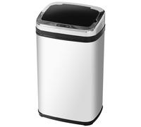 HOMCOM-Cubo de Basura para cocina, 30L, Detector de Movimiento automático