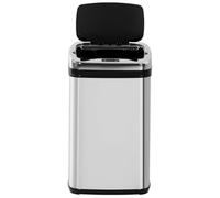 HOMCOM-Cubo de Basura para cocina, 30L, Detector de Movimiento automático