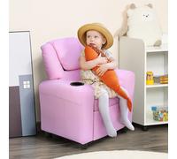 HOMCOM sillón infantil mini sillón sofá infantil para 3-6 años función reclinable Azul
