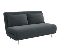 HOMCOM Sofá cama, cama para invitados, respaldo regulable en 3 posiciones, tapizado de pana, hasta 120 kg, 141 x 90 x 81 cm, gris oscuro Aosom España