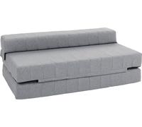 HOMCOM: Sofá modular 2 en 1, sofá cama plegable con apariencia de lino, ideal para el salón