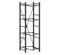 Soporte para Garrafones de Agua de 4 Niveles Estante de Almacenamiento para Botella de Agua para Cocina Comedor Negro Negro
