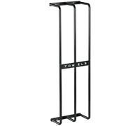HOMCOM Toallero de Baño Moderno Toallero de Pared con 3 Barras y Marco de Metal Soporte de Toallas para Hotel 21x12x74 cm Negro