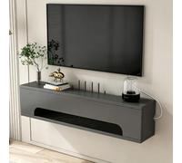 Home Caja Router WiFi for Pared,Caja Almacenamiento,Router Estantería de TV Cable Ocultar Organizador(Gray,80cm/31.5in)