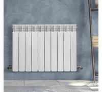 Home Care Commerce Elemento de radiador de aluminio fundido de 500 mm - 2,5 cm para calefacción central