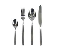 HOME DECO FACTORY Cubiertos de INOX 16 Piezas Servicio Refinado Plata | Acero inoxidable, cubiertos de 16 piezas, conjunto elegante, servicio de mesa refinado, toda ocasión, plata