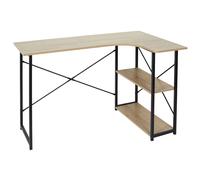 Home Deco Factory Escritorio Esquinero Job Negro