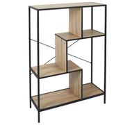 Home Deco Factory Estantería Edison 80x30x113 cm Negro