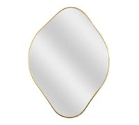 HOME DECO FACTORY - HD0113, Espejo Decorativo Rombo Dorado 60 cm - Elegante y Moderno, Diseñado para Salón, Dormitorio o Pasillo Aporta un Toque Artístico a tu Interior Oro