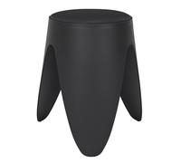 HOME DECO FACTORY - HD0292, Taburete Eve Negro, Los P'Tits Precios, Contemporáneo, Mobiliario, Asiento, Banco y Taburete, 30x46x30 cm, Altura Asiento 46 cm, Negro