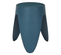 HOME DECO FACTORY, HD0297, Eve, Les P'Tits Prix, contemporáneo, Muebles, Asiento, Banco y Taburete, 30 x 46 x 30 cm, Altura del Asiento 46 cm, Azul Pato, Azul Claro, Canard Azul