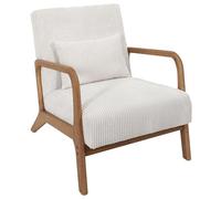 HOME DECO FACTORY, HD0349, Salón Cotele Scott Beige, Softness, Muebles, Sofá y Sillón, 64,5x75x86 cm, Altura Asiento 43 cm, Metal