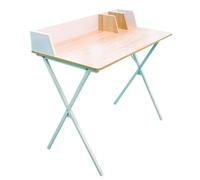 HOME DECO FACTORY - HD6423, Escritorio Brice Blanco, Mesa de Trabajo Moderna y Funcional para Teletrabajo, Diseño Elegante, Dimensiones 84 x 90 x 50 cm, Color Blanco