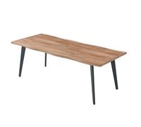 HOME DECO FACTORY - HD7354 Mesa Extensible para 4 a 6 Personas - Diseño Elegante en Madera MDF - Ideal para Salón o Comedor - Dimensiones 160 x 80 x 75 cm - Color Moderno