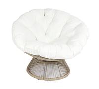 HOME DECO FACTORY - HDO0049, Sillón Cancun de Alambre, Mobiliario, Mobiliario de Exterior, Asiento de Exterior, 96x77x86 cm, Altura de Asiento 33 cm, Repelente al Agua, Tratamiento Epoxi; Natural