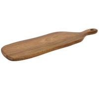 HOME DECO FACTORY - KA5094 Mesa de Servicio de Madera - Dimensiones 64x19x1,5 cm - Diseñada para Presentación de Platos - Elegante y Práctica - Ideal para Todas Las Ocasiones - Natural