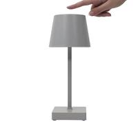 HOME DECO FACTORY Lámpara LED de Mesa Táctil Moderna Elegante Marrón | Plástico ABS, lámpara LED de mesa táctil, diseño moderno y elegante, funcional, salón o dormitorio, marrón