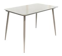 Home Deco Factory Mesa de Cristal Gris 110x70 cm