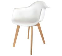 Home Deco Factory Silla Butaca Blanca