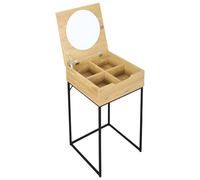 Home Deco Factory Tocador con Tapa Espejo Joyero Estilo Industrial