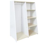 Home Deco Kids Armario-vestidor Infantil con 4 Estanterías