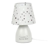 HOME DECO KIDS - LA00131 Lámpara de Noche Infantil - Luz Nocturna Moderna - Decoración para Habitación - Iluminación Personalizable - Dimensiones 30 x 15 cm - Color Gris