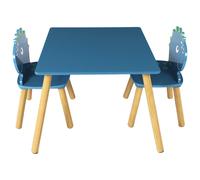 Home Deco Kids Mesa con 2 Sillas Infantil Dinos