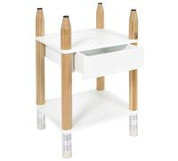 Home Deco Kids Mesita De Noche Lápiz Original para Habitación Infantil con Cajón 34x30x51 cm