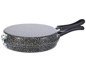 Home Girafrittata Antiaderente, Pietra, Nero/Argento, 22 cm