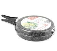 Home Girafrittata Antiaderente, Pietra, Nero/Argento, 26 cm